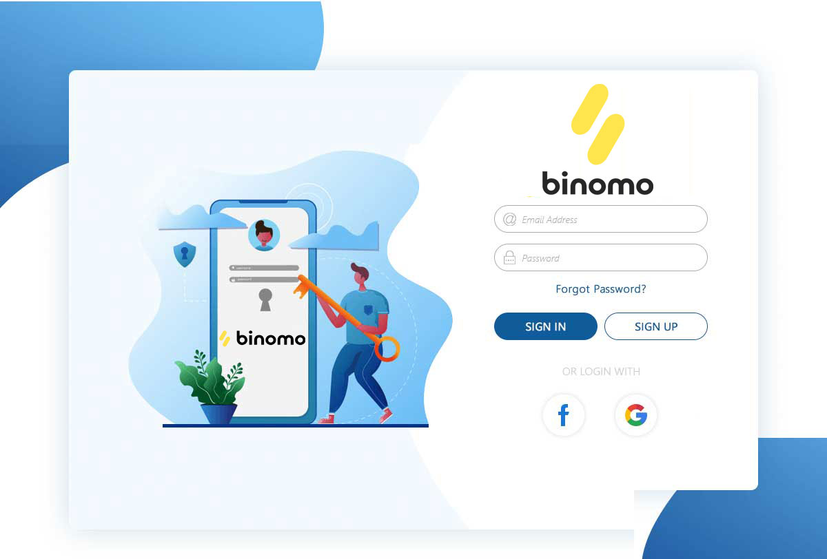 كيفية تسجيل حساب في Binomo 