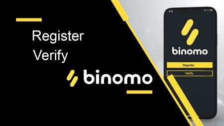 Como registrar e verificar a conta no Binomo