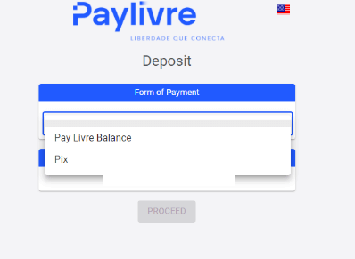 Diposita fons a Binomo a través de la banca per Internet del Brasil (Bank Transer, Paylivre, Loterica, Itau, Boleto Rapido) i carteres electròniques (Picpay, Astropay, Banco do Brasil, Santander, Bradesco, Neteller, Skrill, WebMoney, Advcash)