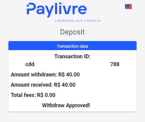 Diposita fons a Binomo a través de la banca per Internet del Brasil (Bank Transer, Paylivre, Loterica, Itau, Boleto Rapido) i carteres electròniques (Picpay, Astropay, Banco do Brasil, Santander, Bradesco, Neteller, Skrill, WebMoney, Advcash)