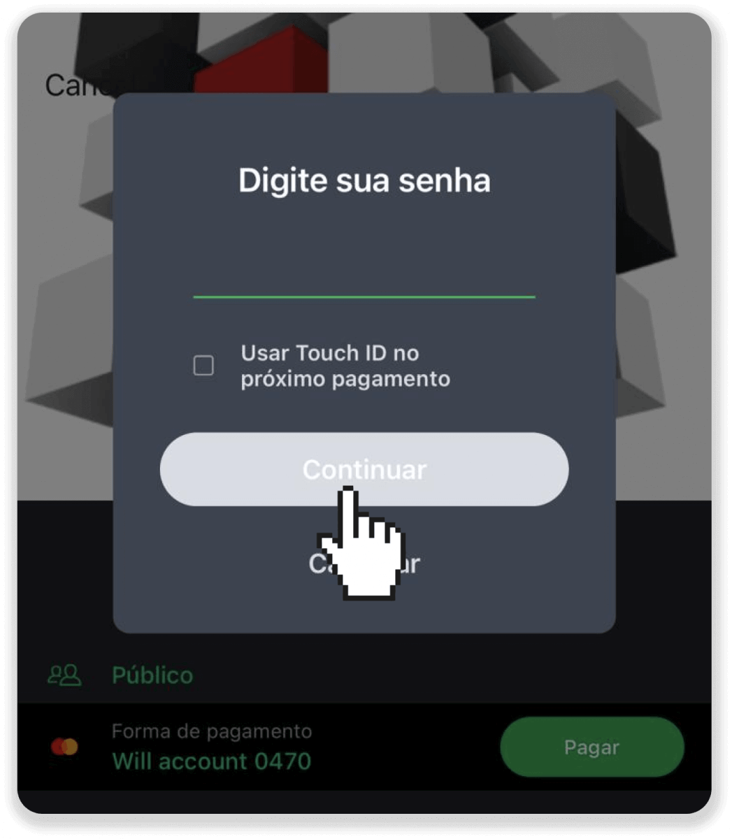 Diposita fons a Binomo a través de la banca per Internet del Brasil (Bank Transer, Paylivre, Loterica, Itau, Boleto Rapido) i carteres electròniques (Picpay, Astropay, Banco do Brasil, Santander, Bradesco, Neteller, Skrill, WebMoney, Advcash)