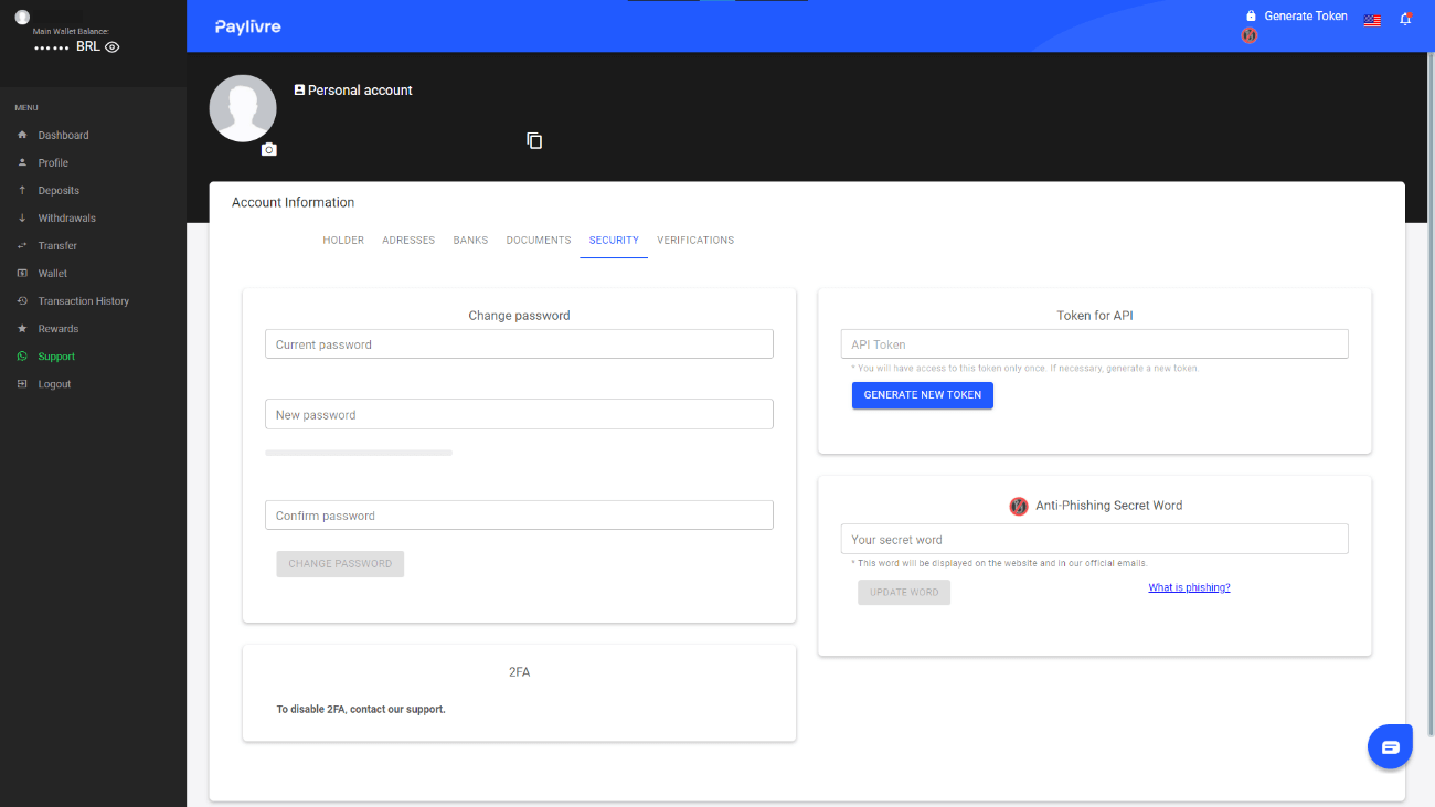Sett inn penger på Binomo via nettbank i Brasil (Bank Transer, Paylivre, Loterica, Itau, Boleto Rapido) og e-lommebøker (Picpay, Astropay, Banco do Brasil, Santander, Bradesco, Neteller, Skrill, WebMoney, Advcash)