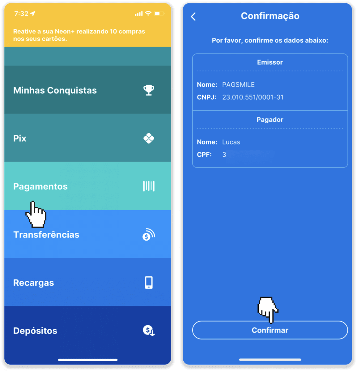 Sett inn penger på Binomo via nettbank i Brasil (Bank Transer, Paylivre, Loterica, Itau, Boleto Rapido) og e-lommebøker (Picpay, Astropay, Banco do Brasil, Santander, Bradesco, Neteller, Skrill, WebMoney, Advcash)