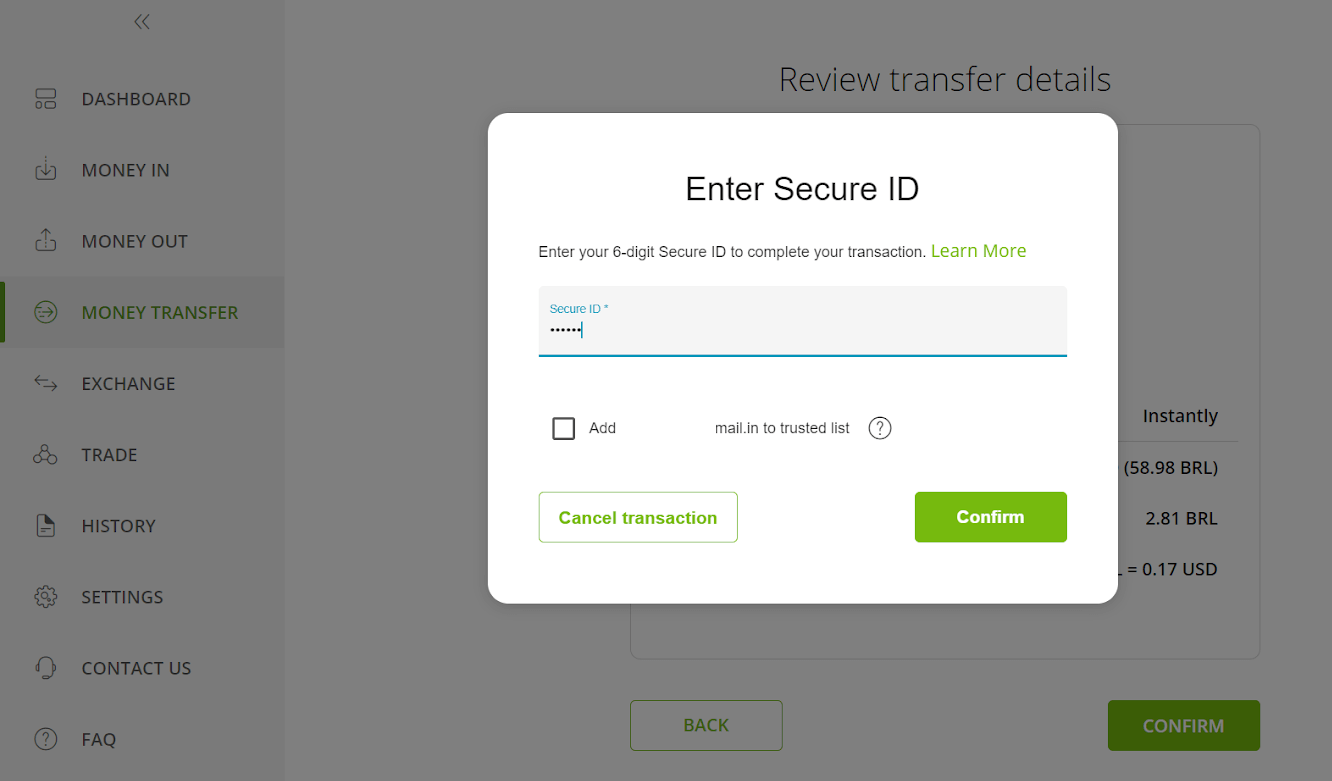 Zahlen Sie Geld über E-Wallets auf Binomo ein (Webmoney WMZ, Picpay, Neteller, Astropay, Cash U, Skrill, ADV Cash, AstroPay Card, Perfect Money)