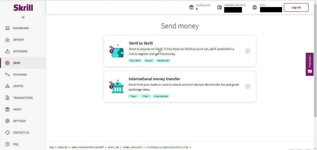 Zahlen Sie Geld über E-Wallets auf Binomo ein (Webmoney WMZ, Picpay, Neteller, Astropay, Cash U, Skrill, ADV Cash, AstroPay Card, Perfect Money)