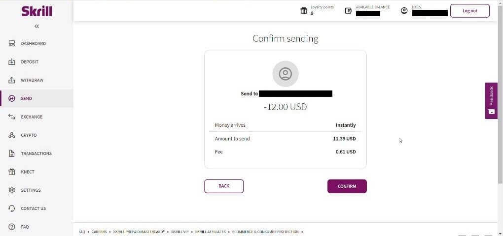 Zahlen Sie Geld über E-Wallets auf Binomo ein (Webmoney WMZ, Picpay, Neteller, Astropay, Cash U, Skrill, ADV Cash, AstroPay Card, Perfect Money)