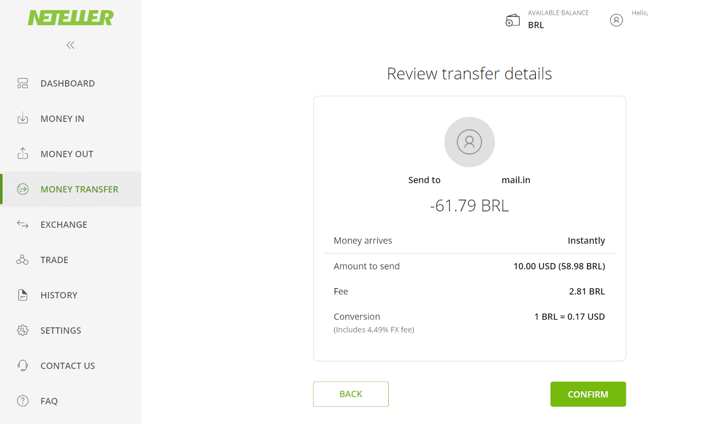 Stort geld op Binomo via Neteller