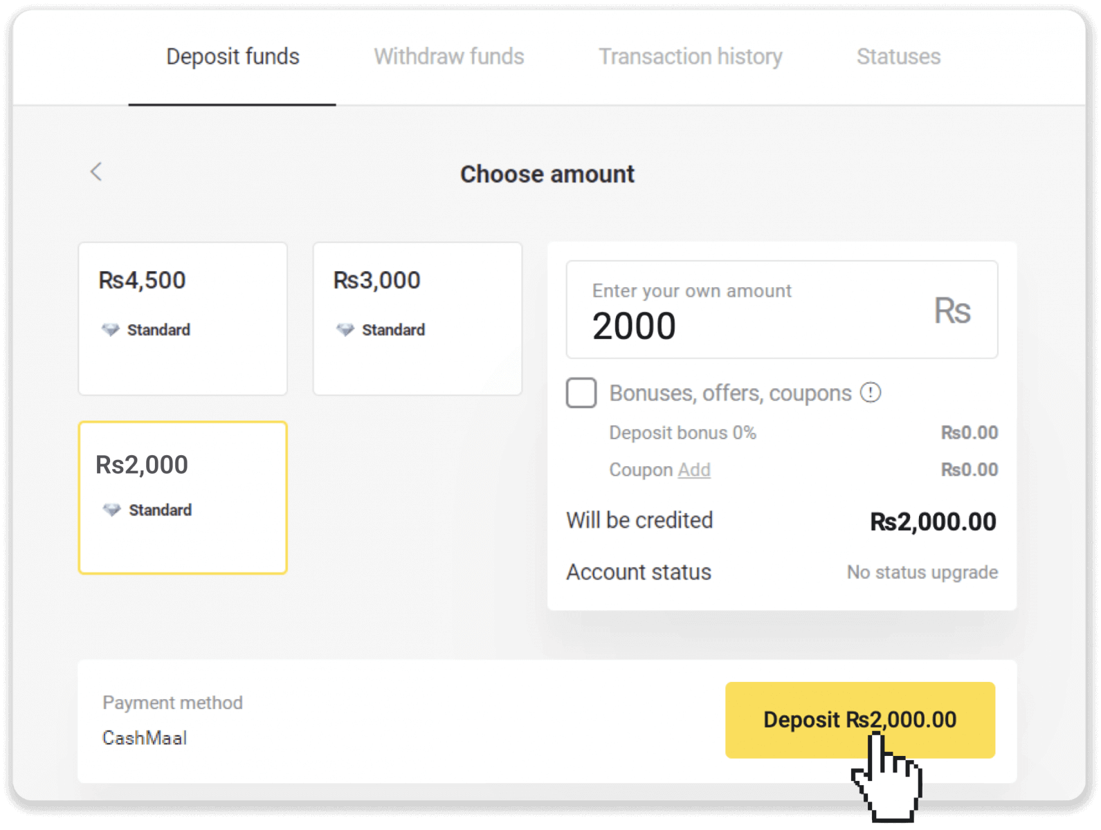 Deposit Funds on Binomo via Pakistan Internet Banking (Bank Transfer, Payment Agent) and E-wallets (CashMaal, JazzCash, Easypaisa, Mobile wallets, Raast, Perfect Money) Deposit Funds on Binomo via Pakistan Internet Banking (Bank Transfer, Payment Agent) and E-wallets (CashMaal, JazzCash, Easypaisa, Mobile wallets, Raast, Perfect Money)