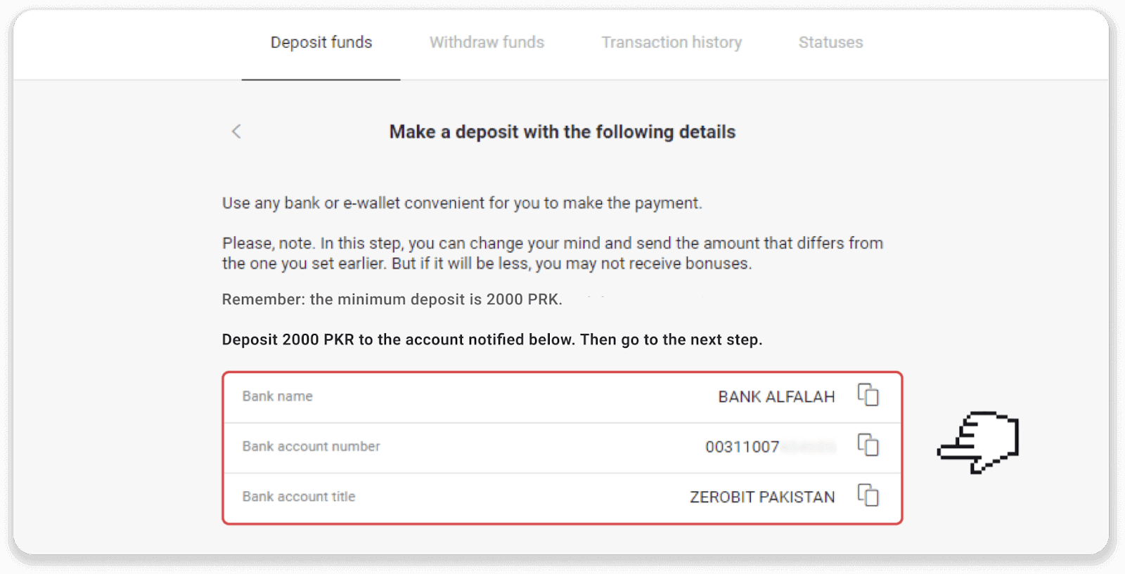 Deposit Funds on Binomo via Pakistan Internet Banking (Bank Transfer, Payment Agent) and E-wallets (CashMaal, JazzCash, Easypaisa, Mobile wallets, Raast, Perfect Money) Deposit Funds on Binomo via Pakistan Internet Banking (Bank Transfer, Payment Agent) and E-wallets (CashMaal, JazzCash, Easypaisa, Mobile wallets, Raast, Perfect Money)