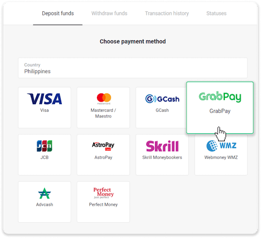 Deposit Funds on Binomo via Philippines Bank Transfer (BDO Internet Banking) and E-wallets (GCash, GrabPay, Paymaya, Coins.ph, AstroPay, Webmoney WMZ, Advcash, Perfect Money) Deposit Funds on Binomo via Philippines Bank Transfer (BDO Internet Banking) and E-wallets (GCash, GrabPay, Paymaya, Coins.ph, AstroPay, Webmoney WMZ, Advcash, Perfect Money)