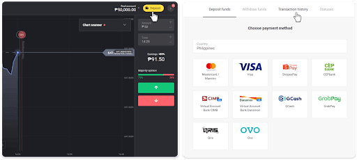 Deposit Funds on Binomo via Philippines Bank Transfer (BDO Internet Banking) and E-wallets (GCash, GrabPay, Paymaya, Coins.ph, AstroPay, Webmoney WMZ, Advcash, Perfect Money) Deposit Funds on Binomo via Philippines Bank Transfer (BDO Internet Banking) and E-wallets (GCash, GrabPay, Paymaya, Coins.ph, AstroPay, Webmoney WMZ, Advcash, Perfect Money)