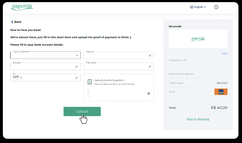 Deposit Funds via Bank Transfer (Itau, PicPay, Loterica, Boleto Rapido ,Paylivre, Pagsmile, Bradesco, Santander) on Binomo Deposit Funds via Bank Transfer (Itau, PicPay, Loterica, Boleto Rapido ,Paylivre, Pagsmile, Bradesco, Santander) on Binomo