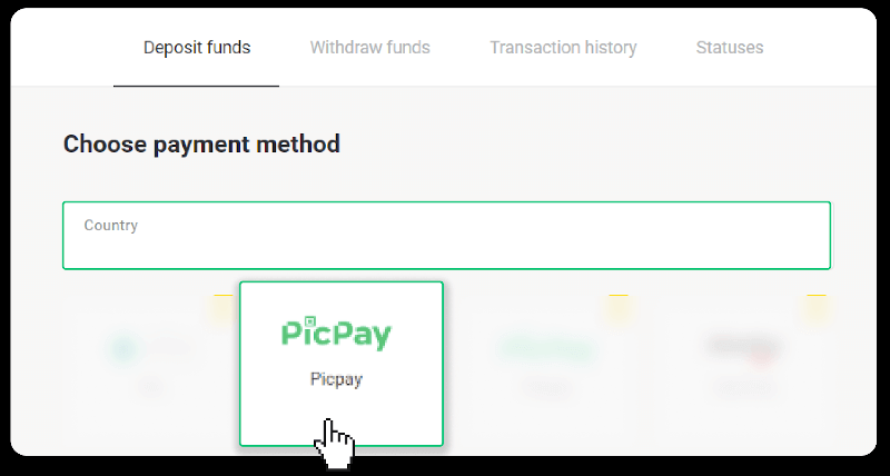 ฝากเงินผ่านการโอนเงินผ่านธนาคาร (Itau, PicPay, Loterica, Boleto Rapido ,Paylivre, Pagsmile, Bradesco, Santander) บน Binomo ฝากเงินผ่านการโอนเงินผ่านธนาคาร (Itau, PicPay, Loterica, Boleto Rapido ,Paylivre, Pagsmile, Bradesco, Santander) บน Binomo