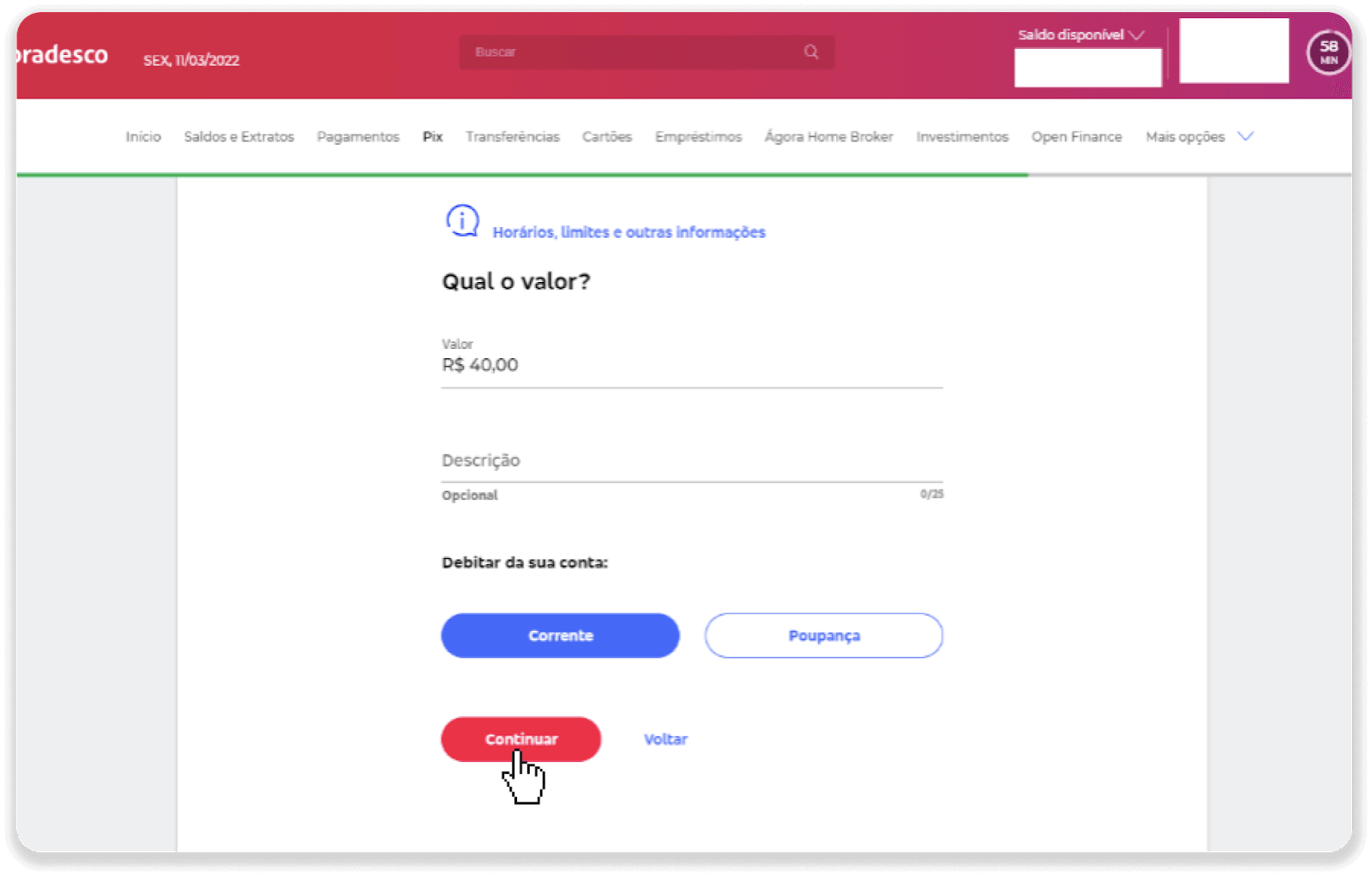 Sett inn midler via bankoverføring (Itau, PicPay, Loterica, Boleto Rapido, Paylivre, Pagsmile, Bradesco, Santander) på Binomo Sett inn midler via bankoverføring (Itau, PicPay, Loterica, Boleto Rapido, Paylivre, Pagsmile, Bradesco, Santander) på Binomo