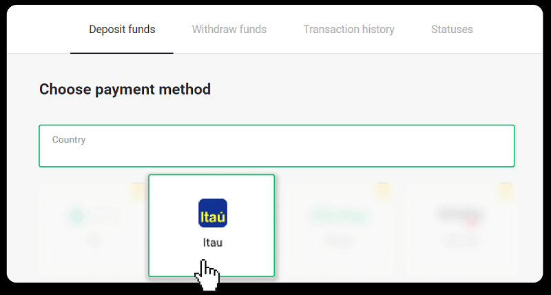 So melden Sie sich an und zahlen Geld bei Binomo ein
