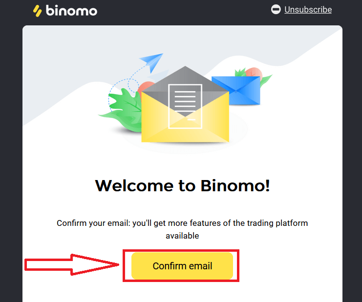 Como registrar uma conta no Binomo