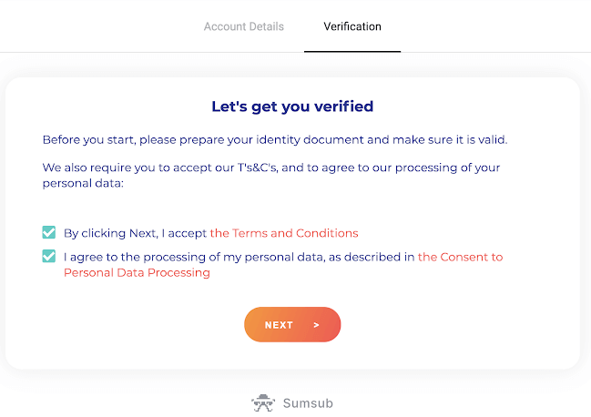 Come registrare e verificare l'account su Binomo Come registrare e verificare l'account su Binomo