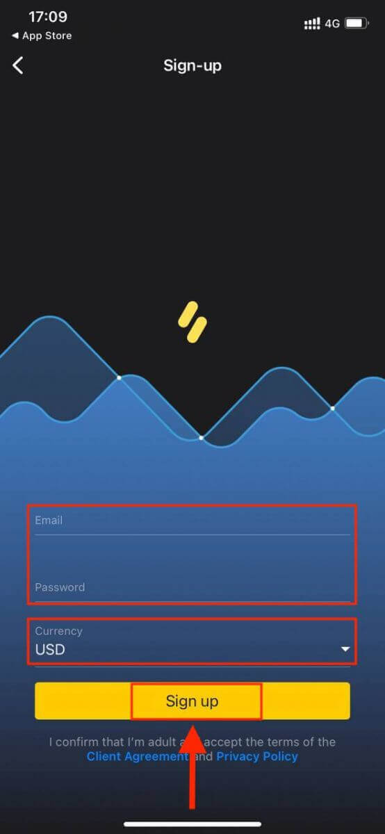 Hoe u een account op Binomo kunt registreren en verifiëren