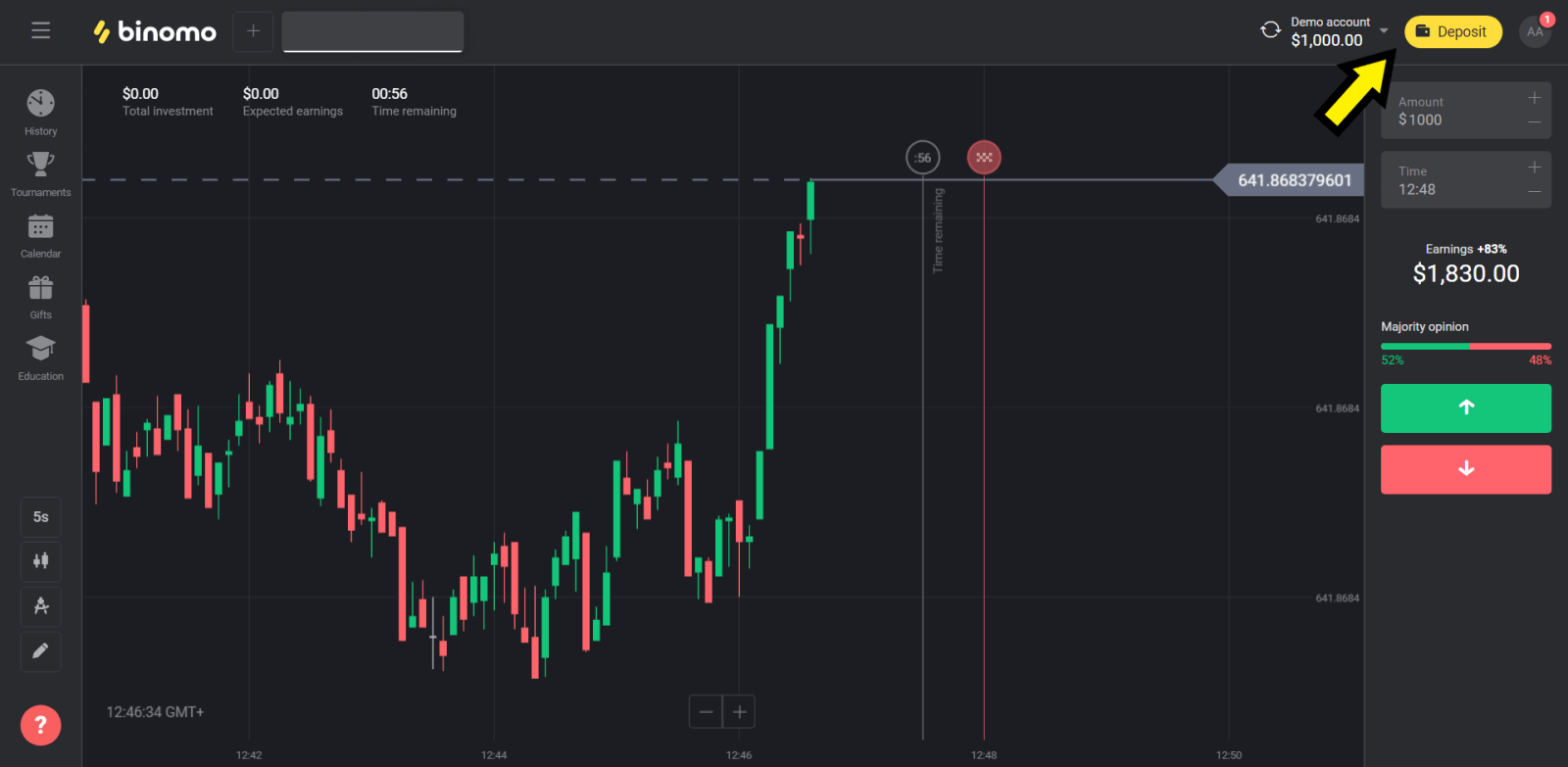 วิธีลงทะเบียนและฝากเงินเข้า Binomo วิธีลงทะเบียนและฝากเงินเข้า Binomo
