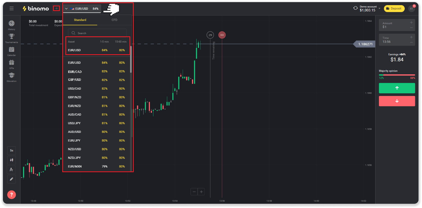 كيف تبدأ Binomo Trading في عام 2023: دليل خطوة بخطوة للمبتدئين كيف تبدأ Binomo Trading في عام 2023: دليل خطوة بخطوة للمبتدئين