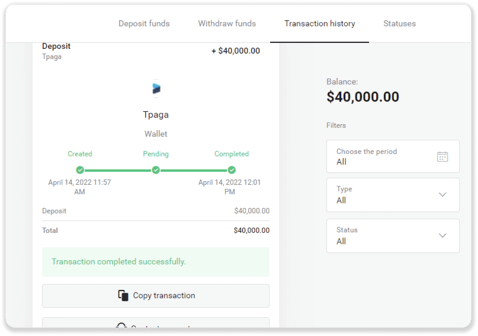 Conas Cistí a Aistarraingt ó Binomo go dtí mo E-sparán (Payfix, Webmoney WMZ, Tpaga, Perfect Money, airgead tirim ADV, PayTM, Globe Pay, AstroPay, Jeton Wallet)
