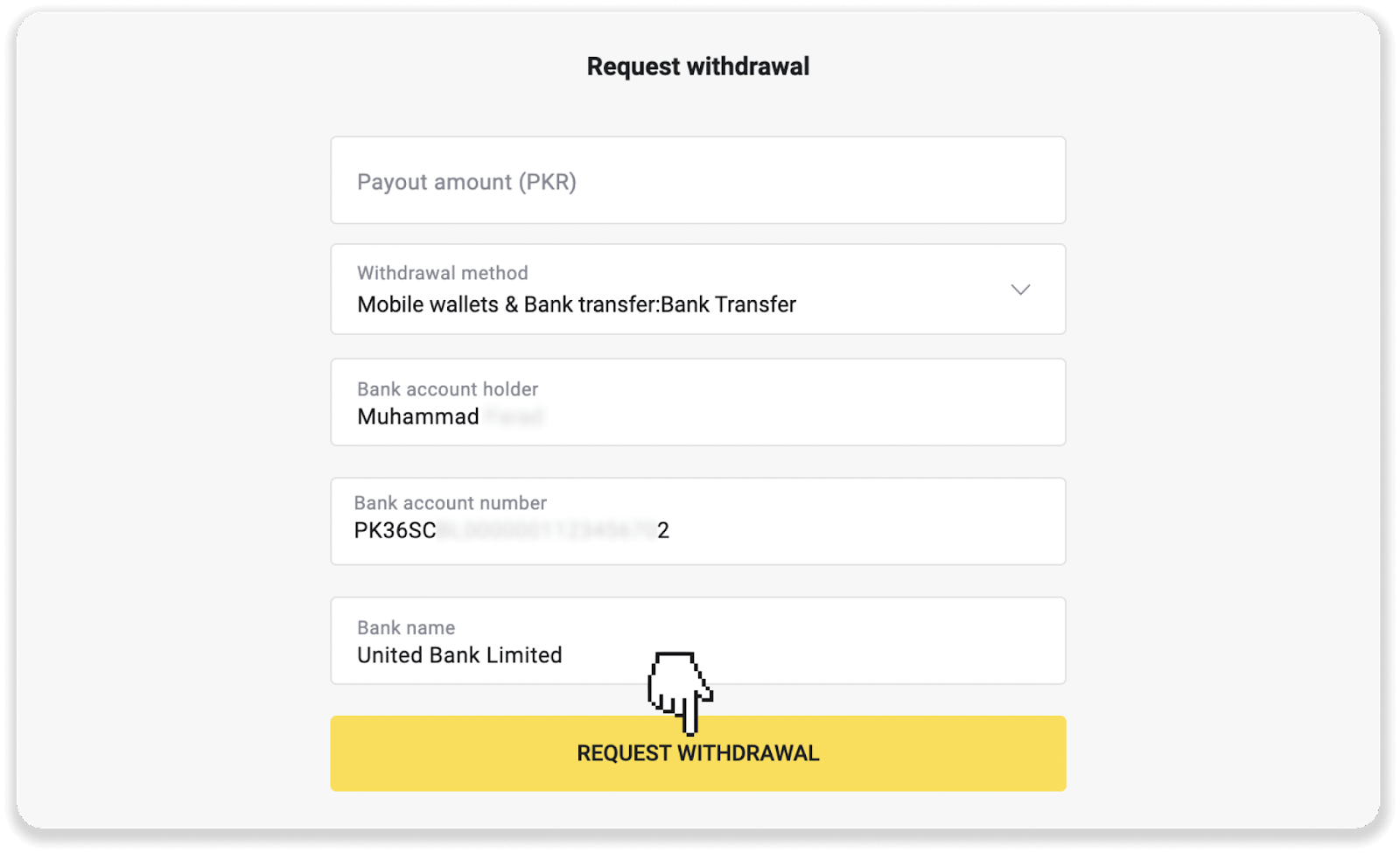 Si të tërhiqni fonde në llogarinë time bankare (transferim bankar, banking në internet, transferim bankar IMPS, transferim bankar NEFT, shkëmbyes indian, NetBanking, llogari virtuale, CEPbank, PIX) në Binomo Si të tërhiqni fonde në llogarinë time bankare (transferim bankar, banking në internet, transferim bankar IMPS, transferim bankar NEFT, shkëmbyes indian, NetBanking, llogari virtuale, CEPbank, PIX) në Binomo