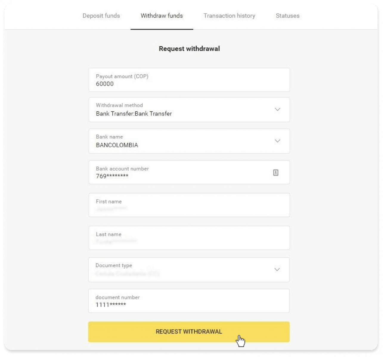 Si të tërhiqni fonde në llogarinë time bankare (transferim bankar, banking në internet, transferim bankar IMPS, transferim bankar NEFT, shkëmbyes indian, NetBanking, llogari virtuale, CEPbank, PIX) në Binomo Si të tërhiqni fonde në llogarinë time bankare (transferim bankar, banking në internet, transferim bankar IMPS, transferim bankar NEFT, shkëmbyes indian, NetBanking, llogari virtuale, CEPbank, PIX) në Binomo