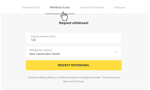How to Withdraw Funds to my Bank Account (Bank transfer, Internet Banking, IMPS Bank Transfer, NEFT Bank Transfer, Indian Exchanger, NetBanking, Virtual Account, CEPbank, PIX) on Binomo