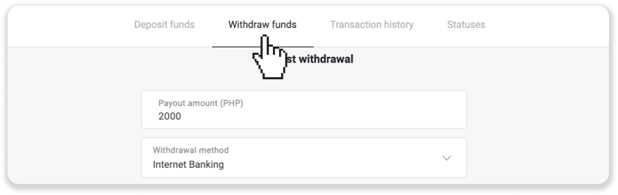 How to Withdraw Funds to my Bank Account (Bank transfer, Internet Banking, IMPS Bank Transfer, NEFT Bank Transfer, Indian Exchanger, NetBanking, Virtual Account, CEPbank, PIX) on Binomo