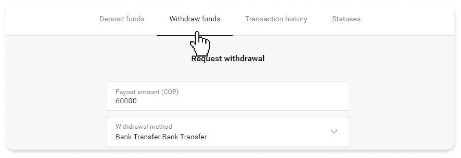 How to Withdraw Funds to my Bank Account (Bank transfer, Internet Banking, IMPS Bank Transfer, NEFT Bank Transfer, Indian Exchanger, NetBanking, Virtual Account, CEPbank, PIX) on Binomo