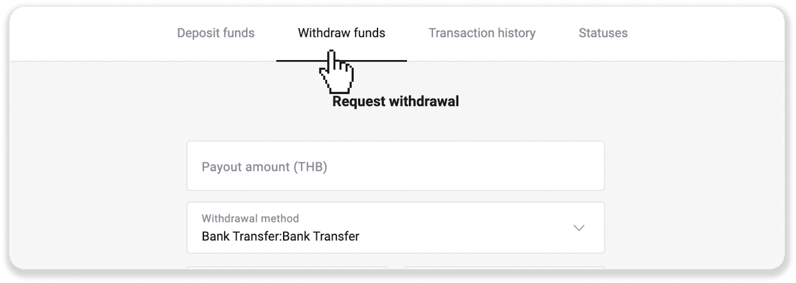 How to Withdraw Funds to my Bank Account (Bank transfer, Internet Banking, IMPS Bank Transfer, NEFT Bank Transfer, Indian Exchanger, NetBanking, Virtual Account, CEPbank, PIX) on Binomo